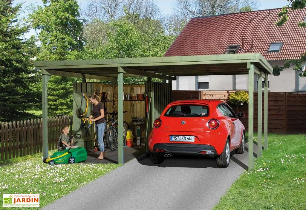 Carport En Bois PLUS (5x4) – Image 2