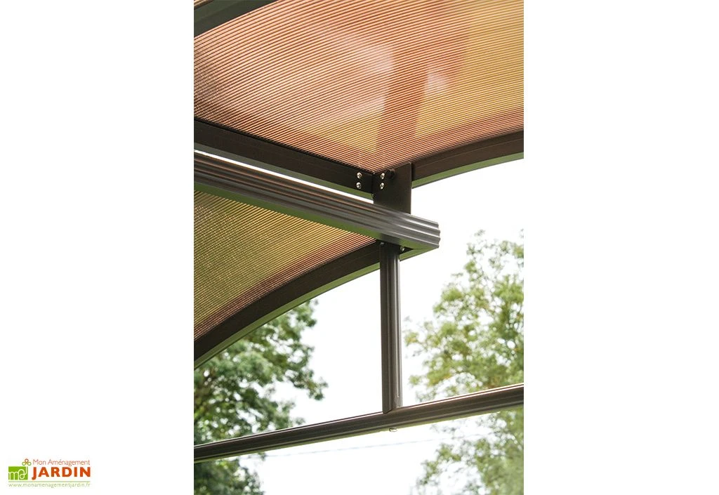Abri Pour Barbecue En Aluminium Et Polycarbonate 150 X 240 Cm – Image 4