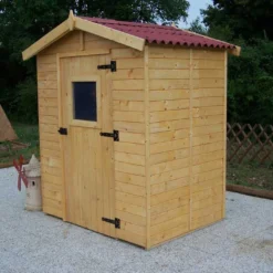 Abri De Jardin En Bois Eden 2,56 M² Ep. 16mm + Plancher