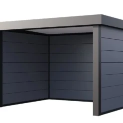 Abri De Jardin En Acier Galvanisé Ouvert Singolo - 10,6 M²