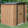 Abri De Jardin En Acier Galvanisé Imitation Bois Woodlake - 2,93 M²