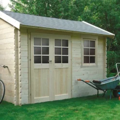 Solid Abri De Jardin En Bois Arles 28mm (358 X 238 Cm)