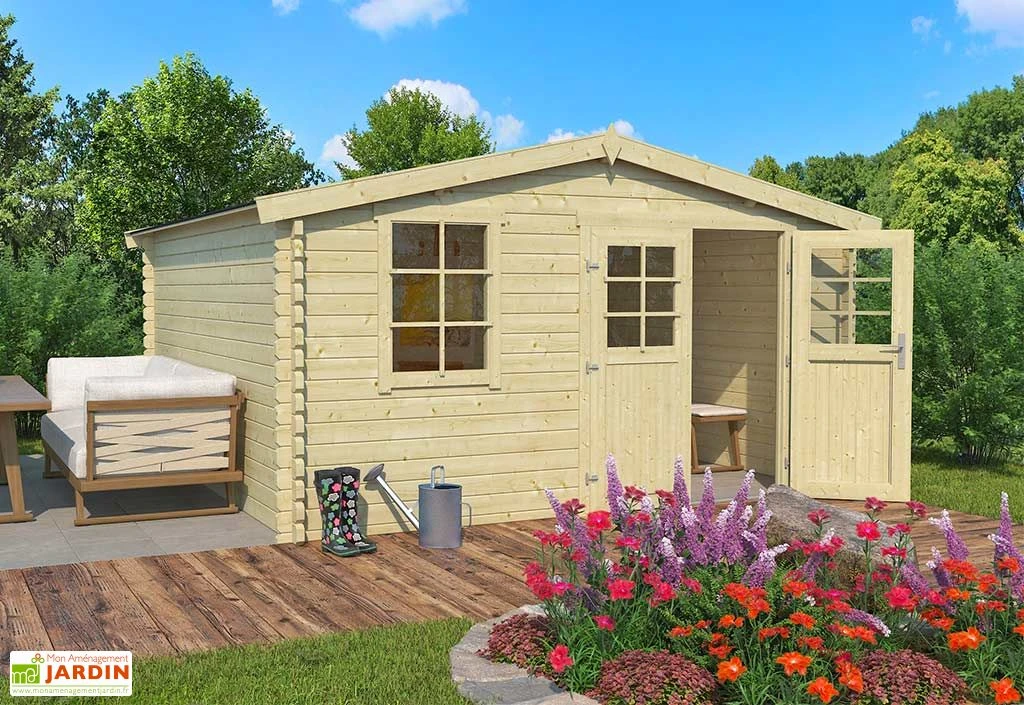 Abri De Jardin En Bois D’épicéa Brut 16 M² - Bekky