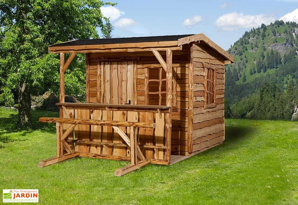Abri De Jardin Bois Nature 3 Western (180x240cm)