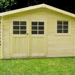 Solid Abri De Jardin Bois Chimay 28 Mm (358x298) Traité En Option