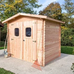 Abri De Jardin En Bois Douglas 28 Mm – 6,33 M² : 2,19 X 2,89 M