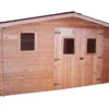 Abri De Jardin En Bois Douglas 28 Mm – 12,89 M² : 3,04 X 4,24 M
