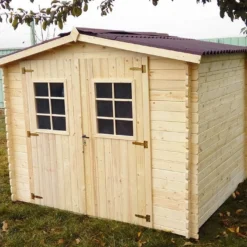 Abri De Jardin En Bois D’Épicéa Brut 6 M²