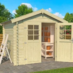 Abri De Jardin En Bois D’Épicéa Brut Anny 4,76 M²