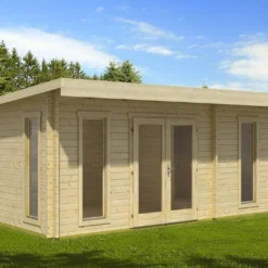 Abri De Jardin En Bois D’Épicéa Brut Barbados 4 (19 M²)