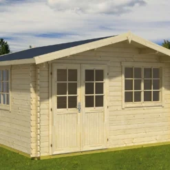 Abri De Jardin En Bois D’Épicéa Brut Norderney 2 (11 M²)