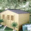 Abri De Jardin En Bois D’Épicéa Brut Shelty+ 11 M²