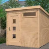 Abri De Jardin Bois D’Épicéa Design 171 Weka-Line T2 Confort - 8,8 M²
