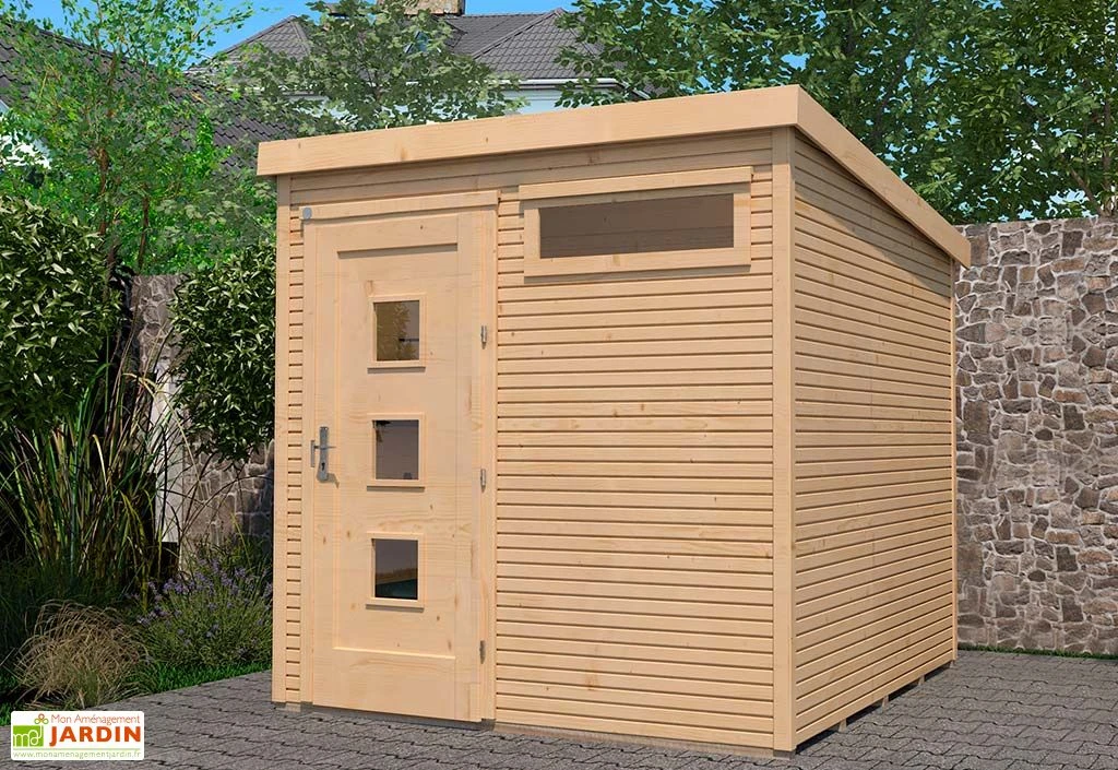 Abri De Jardin Bois D’Épicéa Design 171 Weka-Line T2 Confort - 8,8 M²
