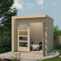 Abri De Jardin En Bois D’Épicéa Design 262 A - 4,2 M² (2 Coloris)