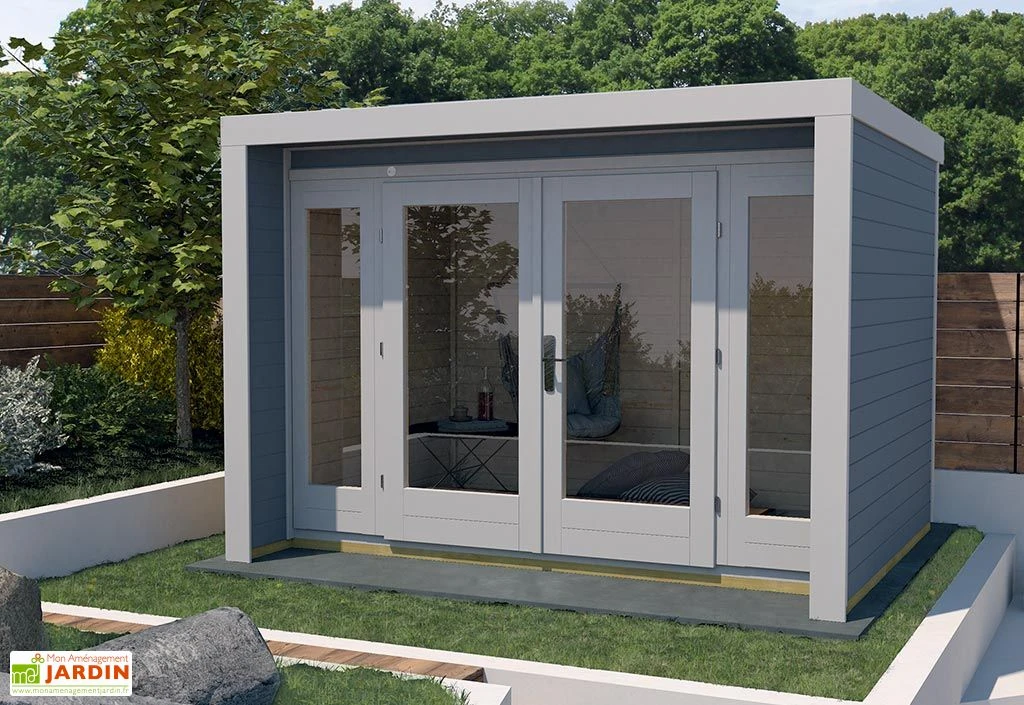 Abri De Jardin En Bois D’Épicéa Design 263 T3 - 8,7 M² (3 Coloris) – Image 2