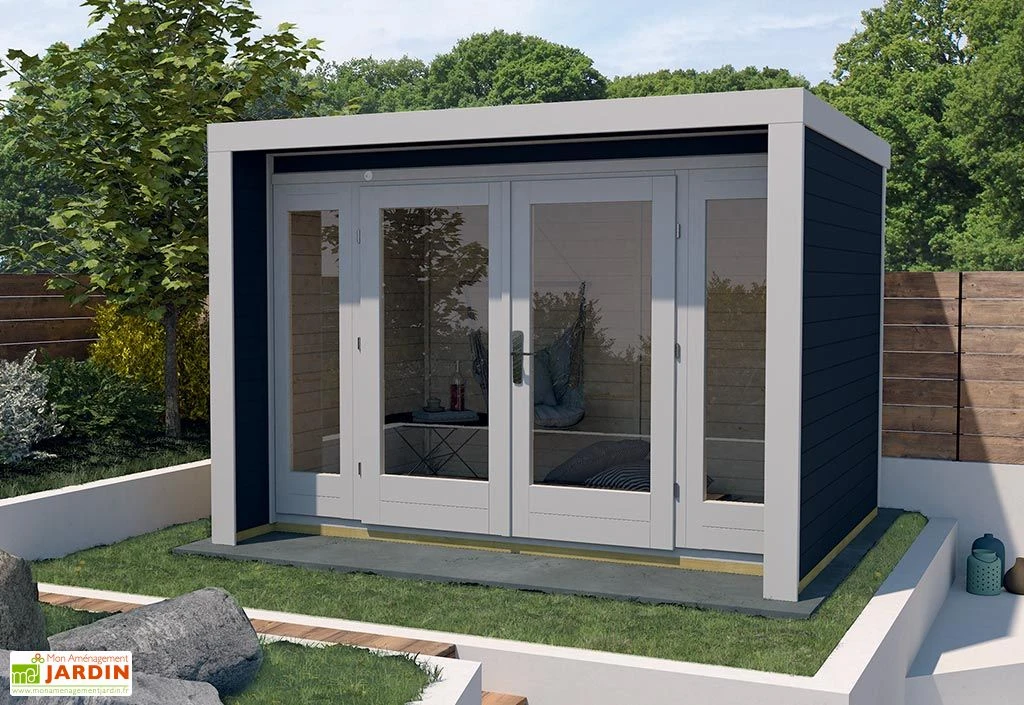 Abri De Jardin En Bois D’Épicéa Design 263 T3 - 8,7 M² (3 Coloris) – Image 3