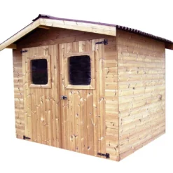 Abri De Jardin En Bois D’épicéa Traité Thermabri – 5,05 M²