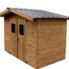 Abri De Jardin En Bois D’épicéa Traité Toit Bac Acier Therma – 4,72 M²