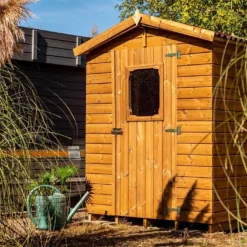 Abri De Jardin En Bois Traité THT Avec Plancher 2,5 M²