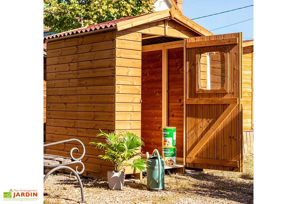 Abri De Jardin En Bois Traité THT Avec Plancher 2,5 M² – Image 3