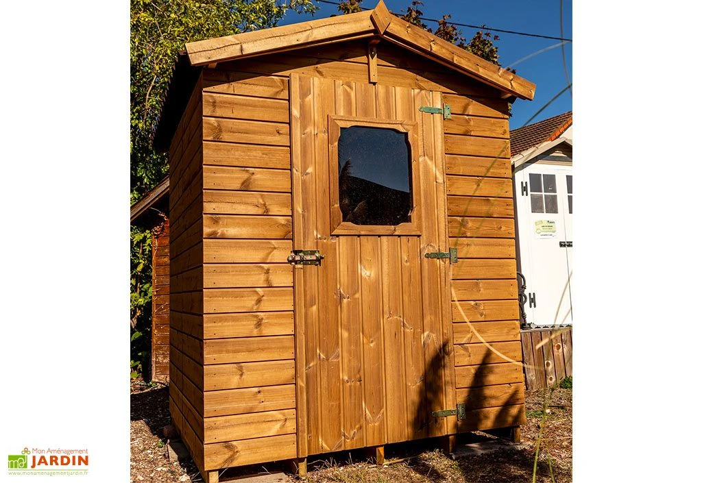 Abri De Jardin En Bois Traité THT Avec Plancher 2,5 M² – Image 2