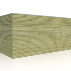 Abri De Jardin En Bois D’épicéa Traité Qube 15 M²