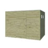 Abri De Jardin En Bois D’épicéa Traité Qube 6,3 M²