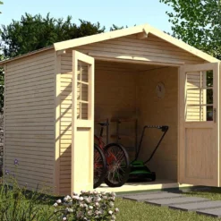 Abri De Jardin En Bois D’Épicéa WekaLine 6,1 M² (3 Coloris)