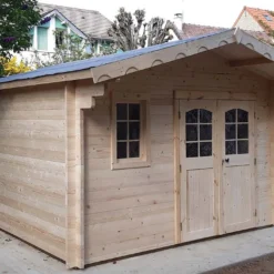 Abri De Jardin En Bois D’Épicéa Brut 15 M²