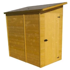 Abri De Jardin Adossé En Bois 16 Mm - 223 X 130 X 220 Cm