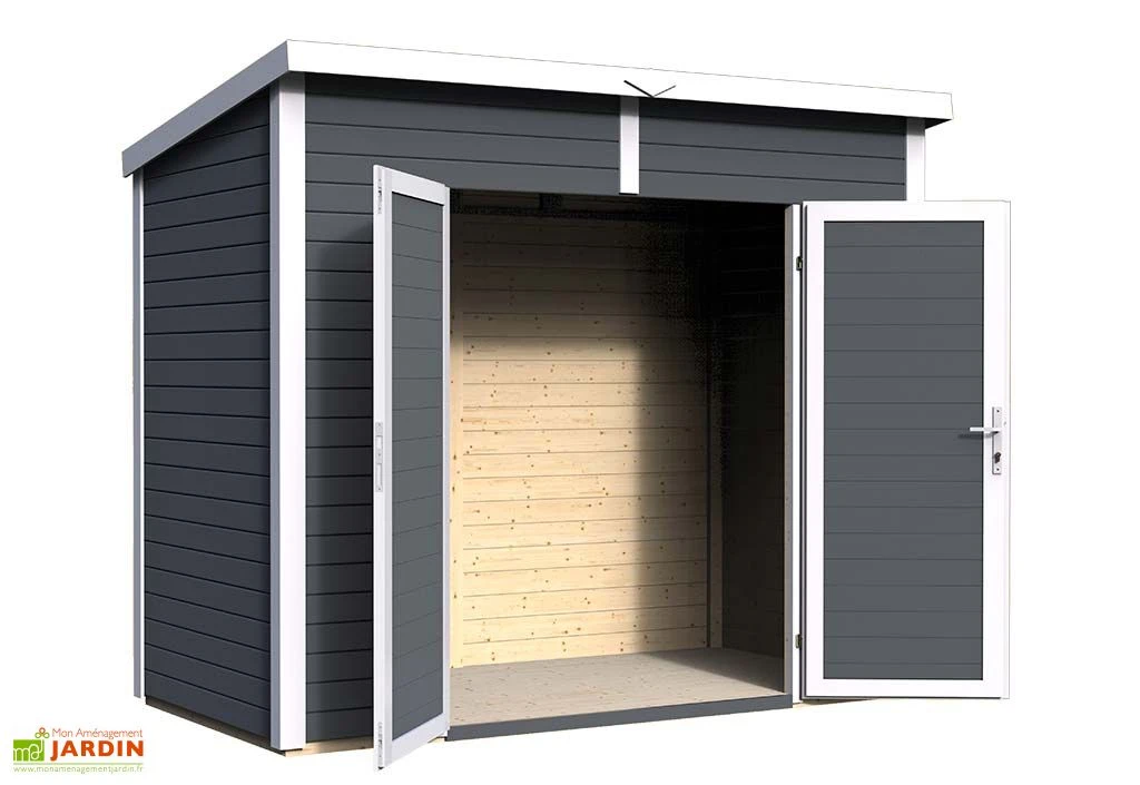 Abri De Jardin En Bois De Sapin Traité Skur 2 – 3,17 M² – Image 2