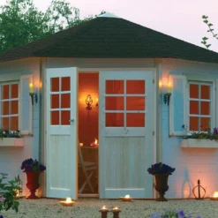 Solid Abri De Jardin Bois Nancy 28mm (305x305cm)