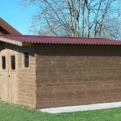 Abri De Jardin En Bois D’épicéa Traité Thermabri – 20 M²