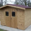 Abri De Jardin En Bois D’épicéa Traité Thiers – 8,97 M²