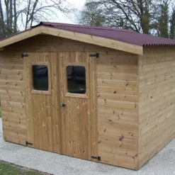 Abri De Jardin En Bois D’épicéa Traité Thiers – 8,97 M²
