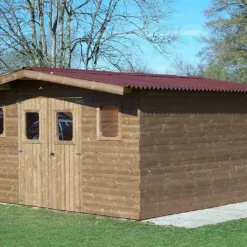 Abri De Jardin En Bois D’épicéa Traité Thermabri – 16 M²