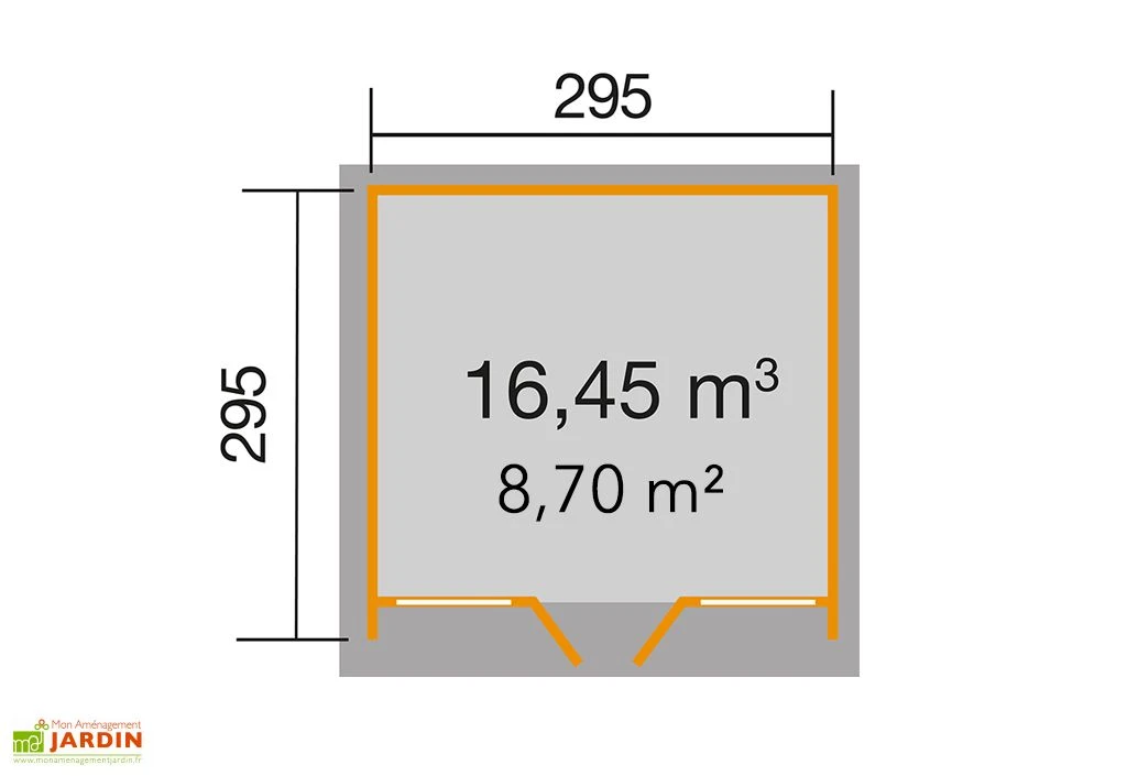 Abri De Jardin En Bois D’Épicéa Design 263 T3 - 8,7 M² (3 Coloris) – Image 4