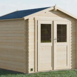 Abri De Jardin En Bois D’épicéa Brut Juno – 5,9 M²