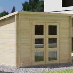 Abri De Jardin En Bois D'épicéa De 7,4 M² Ep. 28 Mm – Juno