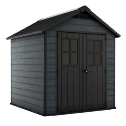 Abri De Jardin En Résine Keter 5 M² – Woodium 757 Anthracite