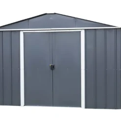 Abri De Jardin Acier Galvanisé Anthracite 298 X 303 Cm 9,03 M²