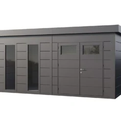 Abri De Jardin En Métal Avec Parois Vitrées Eleganto Plus – 19,3 M²