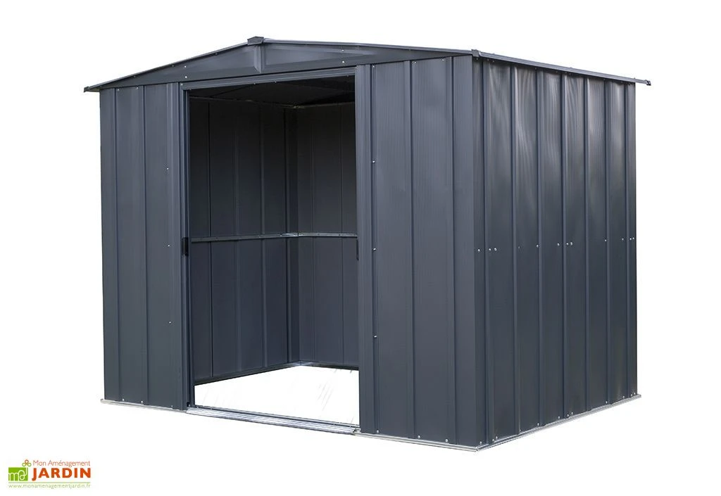 Abri De Jardin En Métal Gris Spacemaker Acier Galvanisé – 4,5 M²