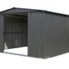 Abri De Jardin En Métal Gris Spacemaker Acier Galvanisé – 11 M²
