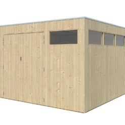 Abri De Jardin En Bois D’épicéa Brut 26 Mm – 8,8 M²