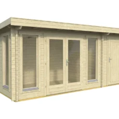 Abri De Jardin Moderne En Bois D’épicéa Brut Milford – 14,68 M²