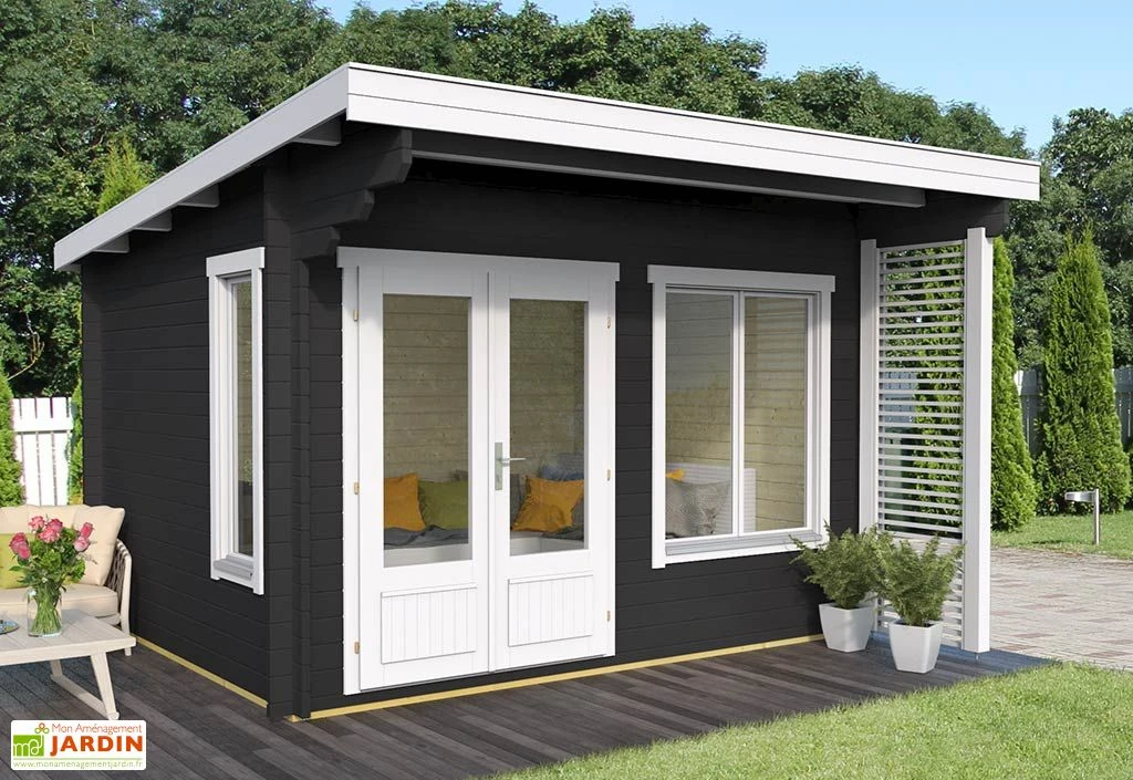 Abri De Jardin Moderne En Bois D’épicéa Brut Aston – 15,6 M² – Image 2