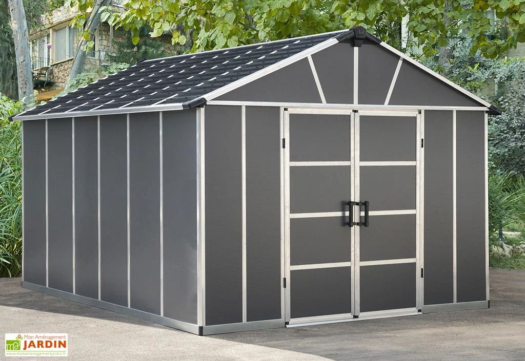 Abri De Jardin En Polycarbonate Et Aluminium Yukon 11 M² – Image 2