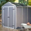 Abri De Jardin En Aluminium Et Polycarbonate 175 Cm – Rubicon Anthracite